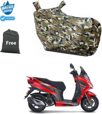 CODOKI Waterproof Two Wheeler Cover for Aprilia(SXR 160 BS6, Yellow)