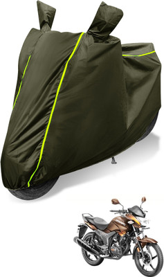 Auto Hub Waterproof Two Wheeler Cover for Hero(Hunk, Green)