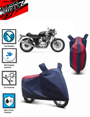 J S R Waterproof Two Wheeler Cover for Royal Enfield(Continental GT 650, Blue, Red)