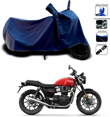 DeepShakshi AUTOMOTIVE Waterproof Two Wheeler Cover for Triumph(Blue)