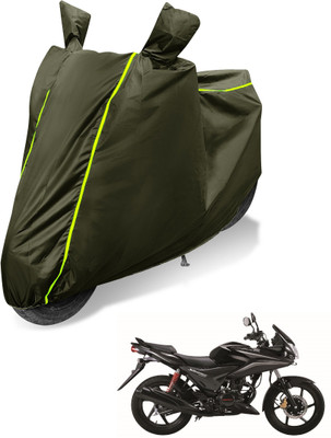Auto Hub Waterproof Two Wheeler Cover for Honda(CBF Stunner, Green)