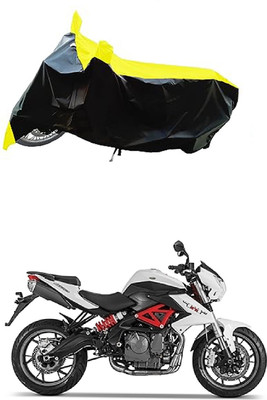 VESMEI Two Wheeler Cover for Benelli(TNT 600i, Yellow, Black)