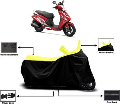 Amexride Two Wheeler Cover for Hero(Motocorp Maestro Edge 110 BS6, Yellow)