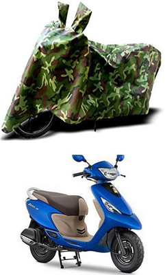 Mdstar Waterproof Two Wheeler Cover for TVS(Zest 110 BS6, Green)