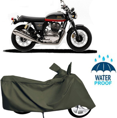 Autoinnovation Waterproof Two Wheeler Cover for Royal Enfield(Green)