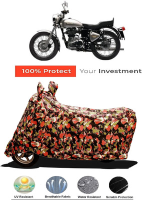 Amexride Two Wheeler Cover for Royal Enfield(Bullet Electra Twinspark, Multicolor)