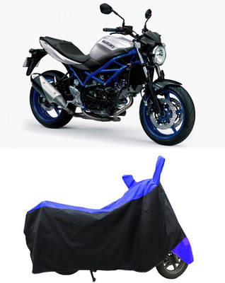 Coxtor Waterproof Two Wheeler Cover for Suzuki(SV 650 BS6, Blue)