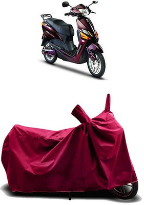 KEDIT Two Wheeler Cover for Hero(Electric Optima Plus, Maroon)