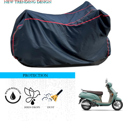 ANTHUB Waterproof Two Wheeler Cover for Suzuki(Access, Black)