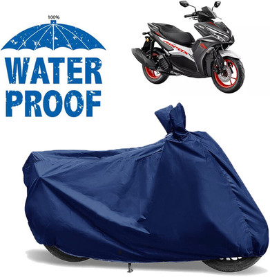 AutoGalaxy Waterproof Two Wheeler Cover for Yamaha(Aerox 155 Maxi BS6, Blue)