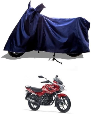 AASHTIK MART Two Wheeler Cover for Bajaj(Discover 150 f, Blue)