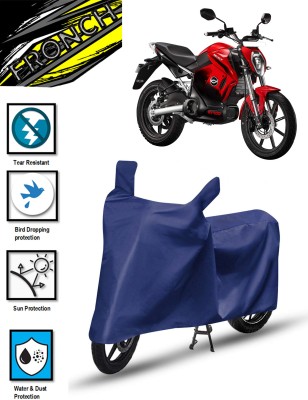 FRONCH Waterproof Two Wheeler Cover for Revolt(RV 400, Blue)