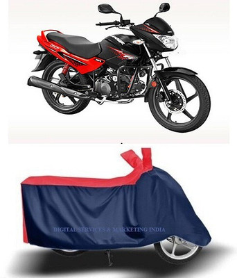 DeepShakshi AUTOMOTIVE Waterproof Two Wheeler Cover for Hero(Glamour FI, Blue)