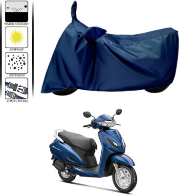 WMIZEXA Waterproof Two Wheeler Cover for Honda(Blue)