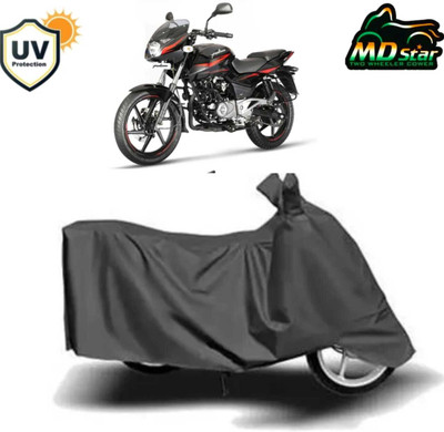 MMSSTAR Waterproof Two Wheeler Cover for Bajaj(Pulsar 180 DTS-i, Grey)