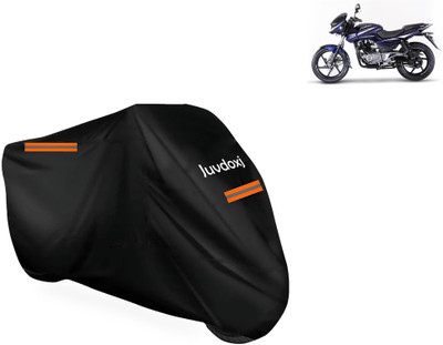 Juvdoxj Waterproof Two Wheeler Cover for Bajaj(Pulsar 180 DTS-i, Black)
