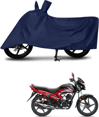 Mdstar Waterproof Two Wheeler Cover for Honda(Dream Yuga, Blue)