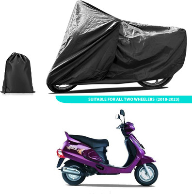 CODOKI Two Wheeler Cover for Mahindra(Duro 125, Black)