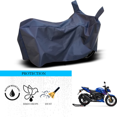 SnehaSales Waterproof Two Wheeler Cover for TVS(Apache RTR 200, Blue)