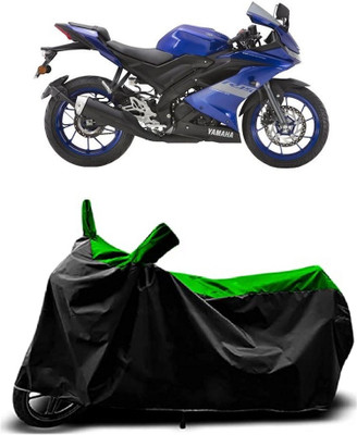 THE REAL ARV Waterproof Two Wheeler Cover for Yamaha(YZF-R15 V3 BS6, Green)