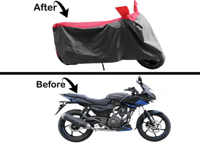Archistylo Waterproof Two Wheeler Cover for Bajaj(Pulsar 220F, Red)