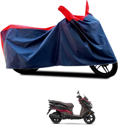 CODOKI Waterproof Two Wheeler Cover for Suzuki(Burgman Street, Black, Red)