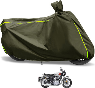 Euro Care Waterproof Two Wheeler Cover for Royal Enfield(Interceptor 650, Green)