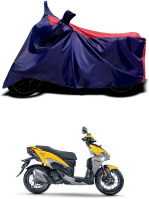 RAQTRO Waterproof Two Wheeler Cover for Hero(Scooty, Red, Blue)