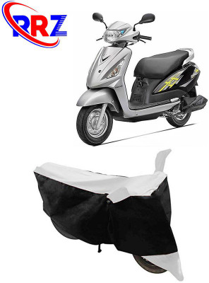 RRZ Waterproof Two Wheeler Cover for Suzuki(Swish, Black, White)