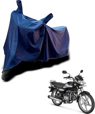 KEDIT Two Wheeler Cover for Hero(HF, Blue)