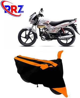 RRZ Waterproof Two Wheeler Cover for Mahindra(Centuro NXT, Black, Orange)