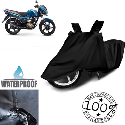 Autoinnovation Waterproof Two Wheeler Cover for TVS(Victor, Black)