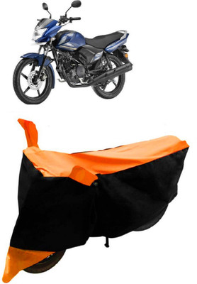 NEXTON Waterproof Two Wheeler Cover for Yamaha(Saluto, Orange, Black)