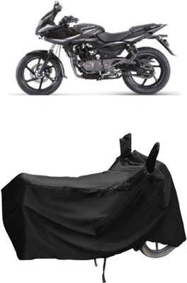 Autoprime Two Wheeler Cover for Bajaj(Pulsar 220F, Black)