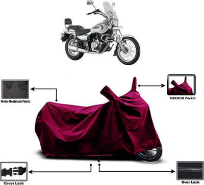 AASHTIK MART Two Wheeler Cover for Bajaj(Avenger 220 Cruise, Maroon)
