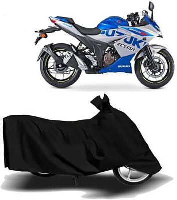MMSSTAR Waterproof Two Wheeler Cover for Suzuki(Gixxer SF 250, Black)