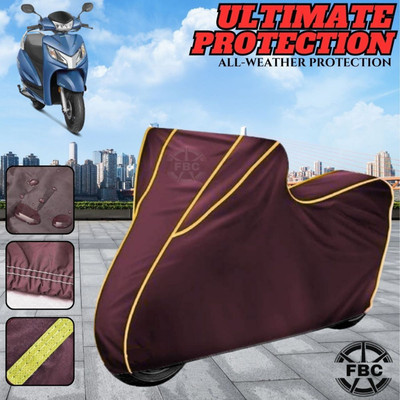 AUTOCAD Waterproof Two Wheeler Cover for Honda(Activa, Maroon)