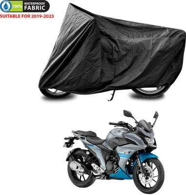 PAGORA Waterproof Two Wheeler Cover for Yamaha(Fazer 25 BS6, Black)