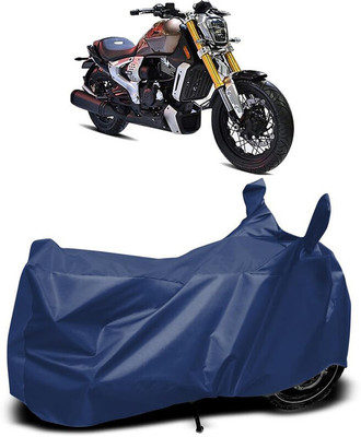 MADAFIYA Waterproof Two Wheeler Cover for TVS(Zeppelin, Blue)