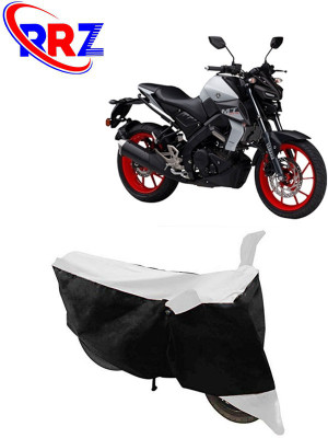 RRZ Waterproof Two Wheeler Cover for Yamaha(MT 15, Black, White)