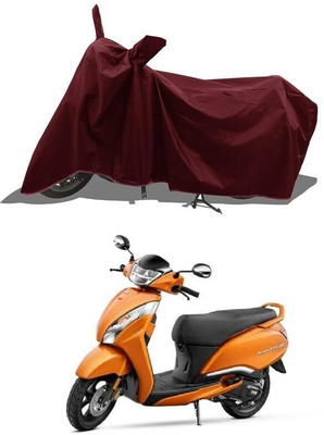 KANISHA ENTERPRISES Waterproof Two Wheeler Cover for TVS(Jupiter, Maroon)