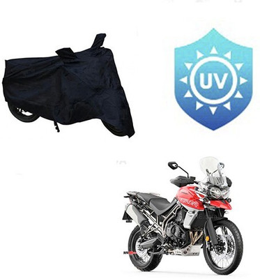 MMSSTAR Waterproof Two Wheeler Cover for Triumph(Tiger 800 XCA, Black)