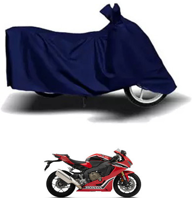 Mdstar Waterproof Two Wheeler Cover for Honda(CBR1000RR Fireblade, Blue)