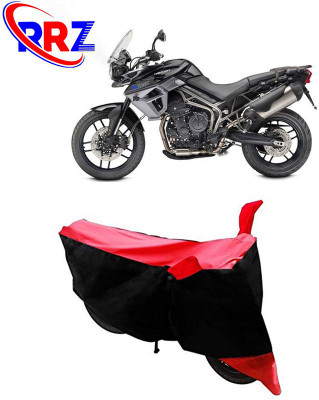 AutoGalaxy Waterproof Two Wheeler Cover for Triumph(Tiger 800 XR, Black, Red)