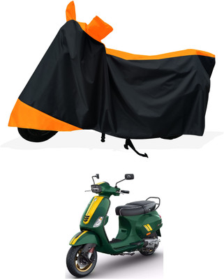 Tricway Two Wheeler Cover for Piaggio(Vespa SXL 150, Orange)