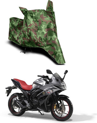 Furious3D Two Wheeler Cover for Suzuki(Gixxer Special Edition, Multicolor)