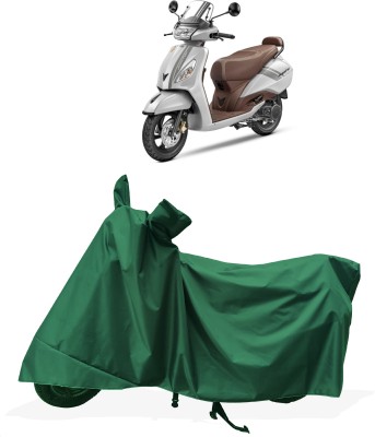 Tricway Two Wheeler Cover for TVS(Jupiter classic, Green)