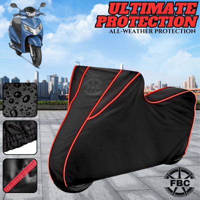 AUTOCAD Waterproof Two Wheeler Cover for Honda(Activa, Black)