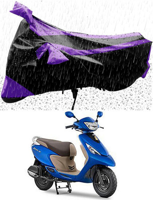 MWBB Waterproof Two Wheeler Cover for TVS(Scooty Zest, Black)