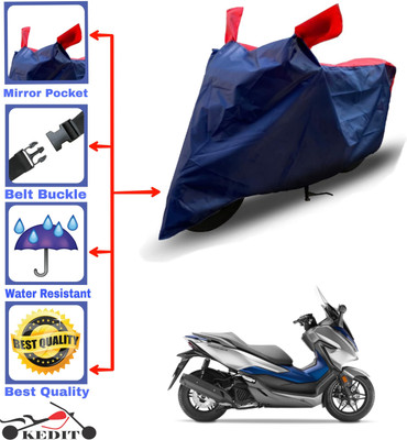 AASHTIK MART Two Wheeler Cover for Honda(Forza 300, Red, Blue)